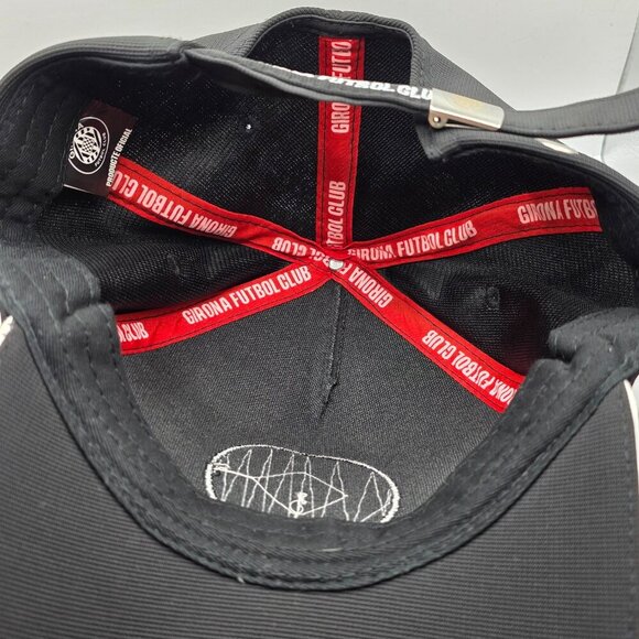 Girona Futbol Club Hat | Black Baseball Cap | Spanish Soccer Team Gear - Picture 4 of 4